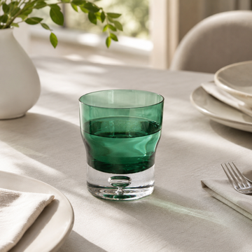 Conjunto de Copos em Vidro Verde – 400 ml