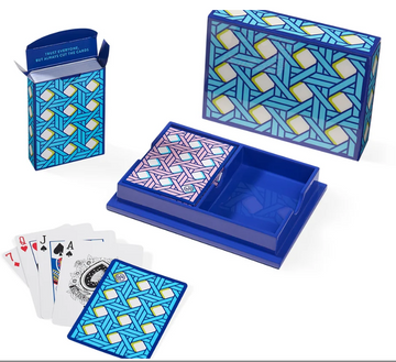 Jogo de Baralho Jonathan Adler Basketweave Lacquer