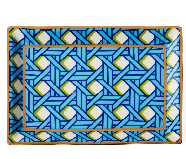 Prato Retangular Basketweave – Jonathan Adler