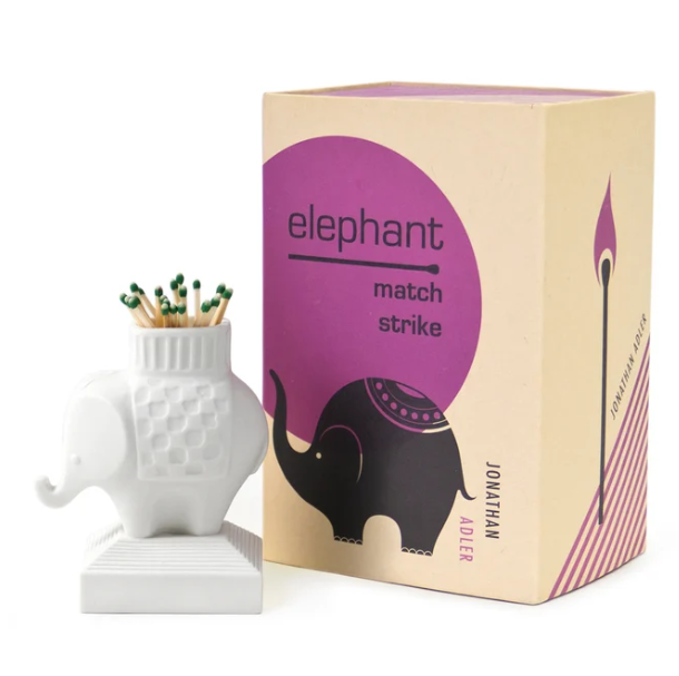 Porta-Fósforos Elephant Jonathan Adler