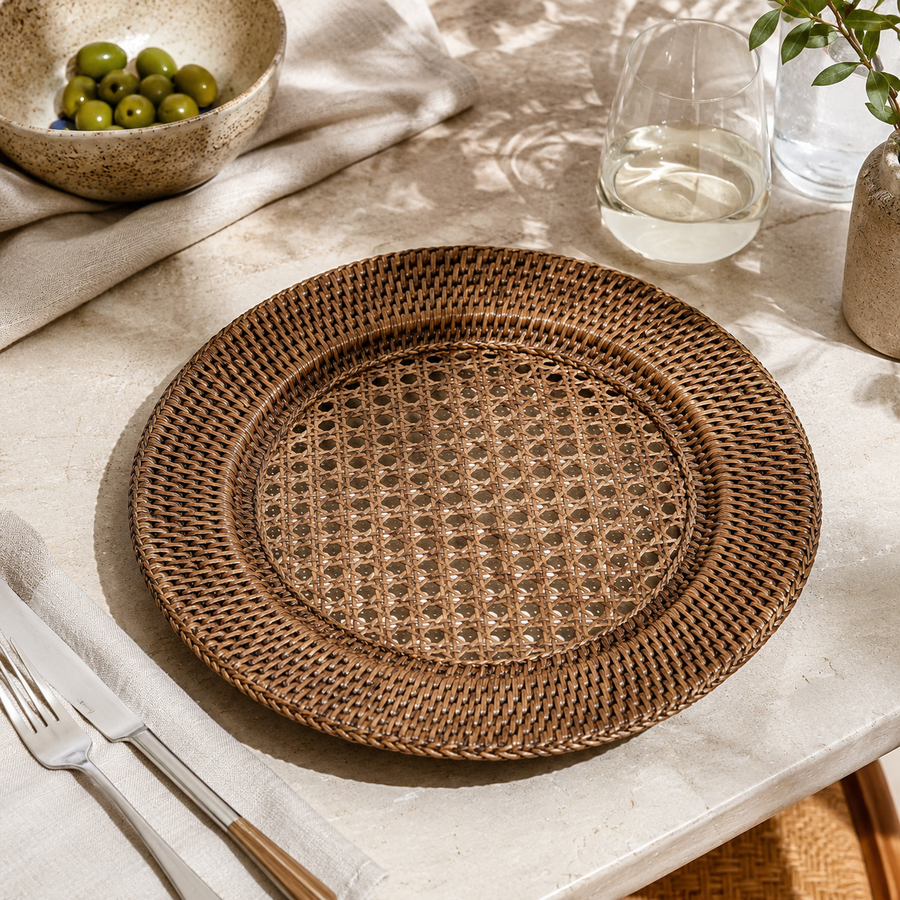 Sousplat Rattan Tailândia