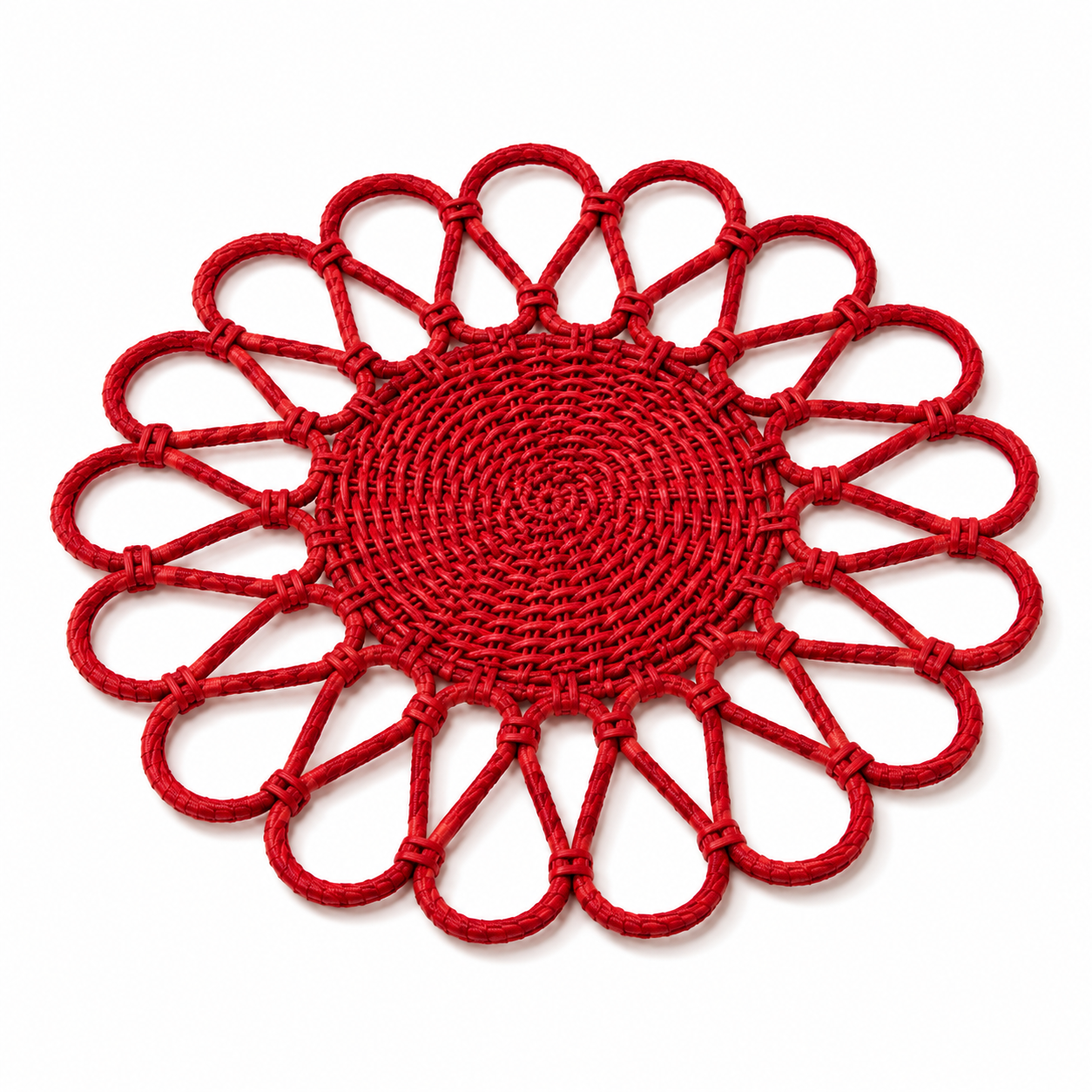 Jogo Americano Yoga Vermelho 40 cm