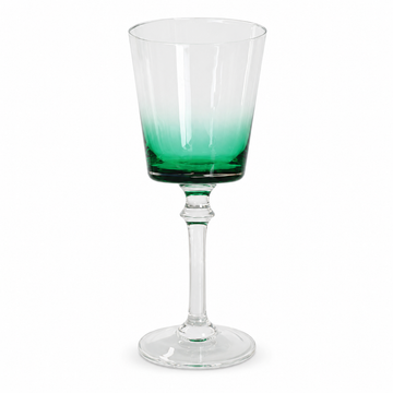 Conjunto de Taças em Vidro Transparente e Verde – 335 ml