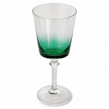 Conjunto de Taças em Vidro Transparente e Verde – 335 ml