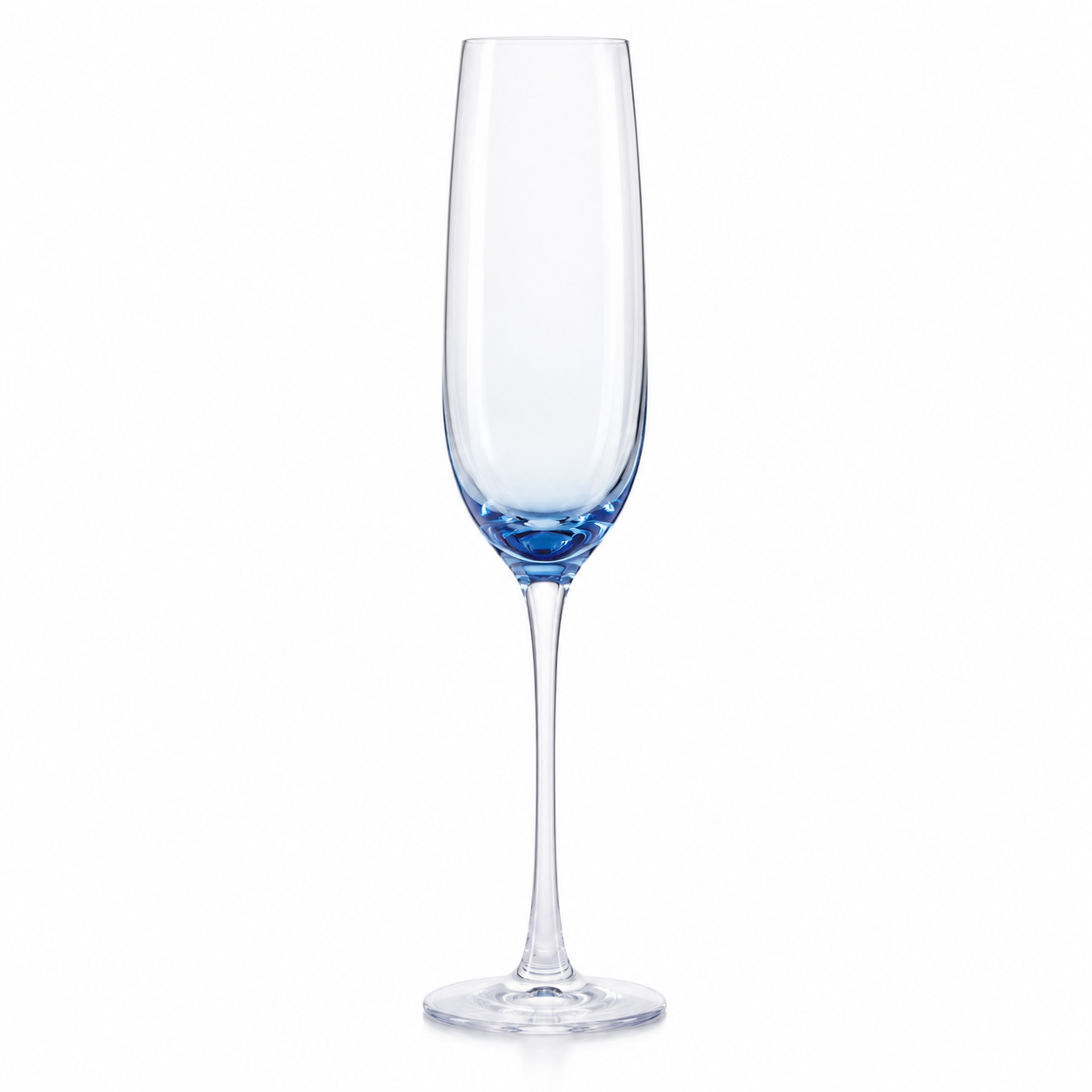 Conjunto de Taças Transparente e Azul – 250 ml