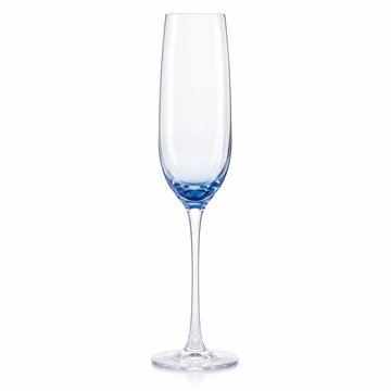 Conjunto de Taças Transparente e Azul – 250 ml