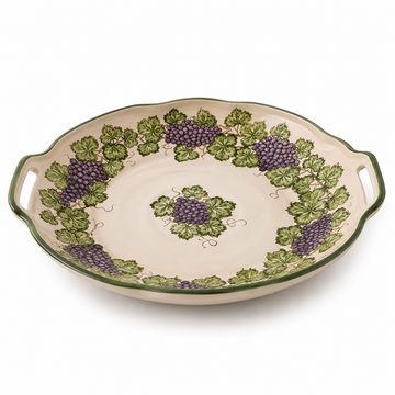 Apoio Ornamental Redondo com Alça Parreira