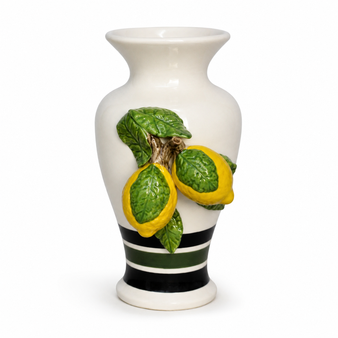 Vaso Decorativo Cerâmico Limão