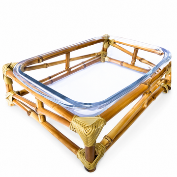 Suporte Retangular em Bambu com Marinex M