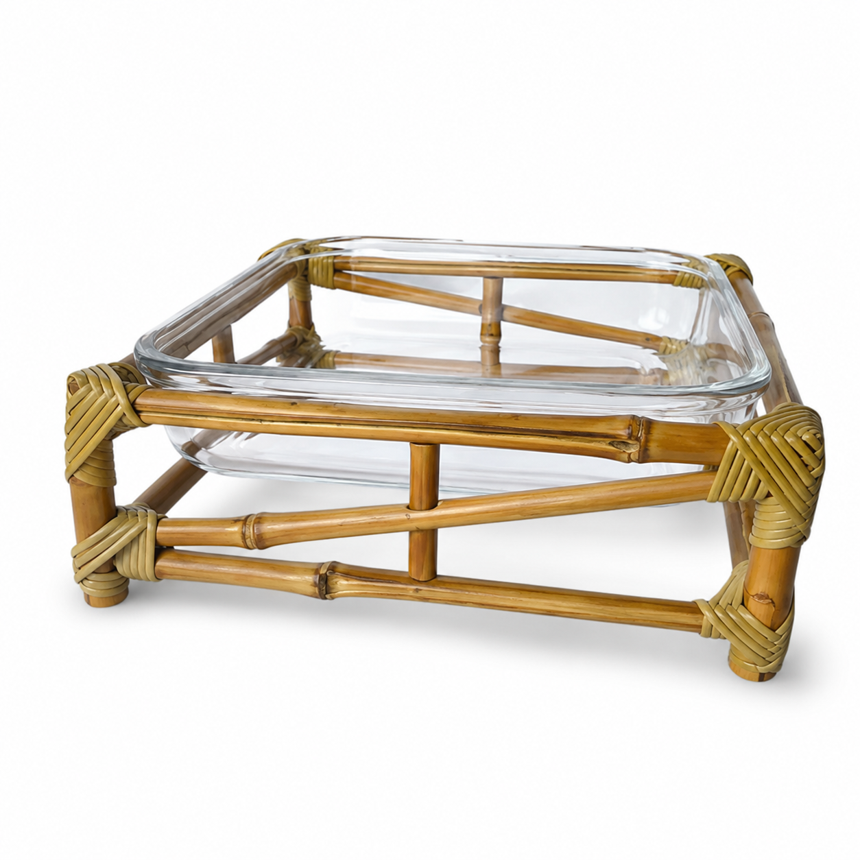 Suporte Quadrado em Bambu com Marinex P