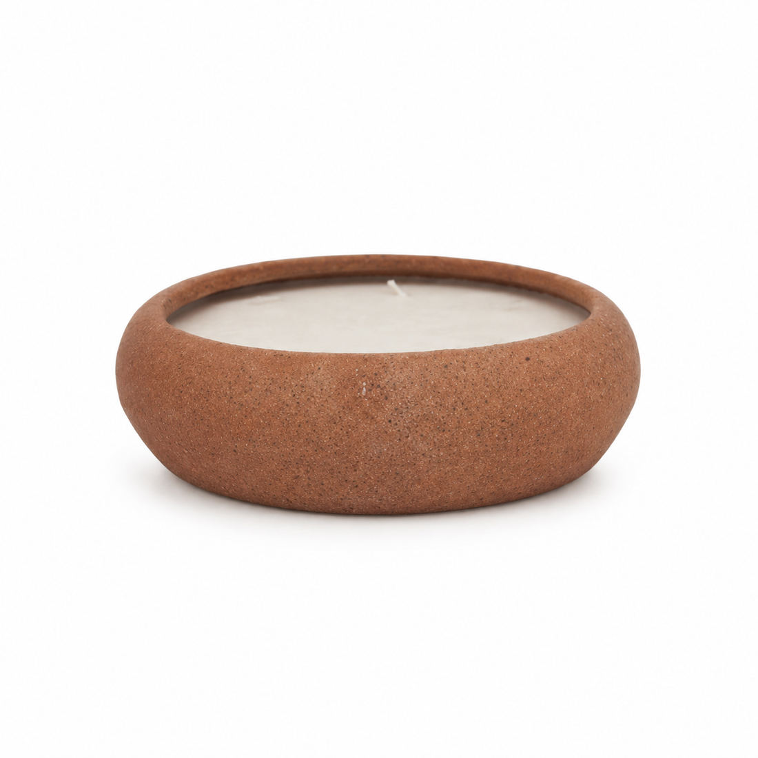 Vela Aromatizada Vanilla em Cerâmica Marrom – Pequena