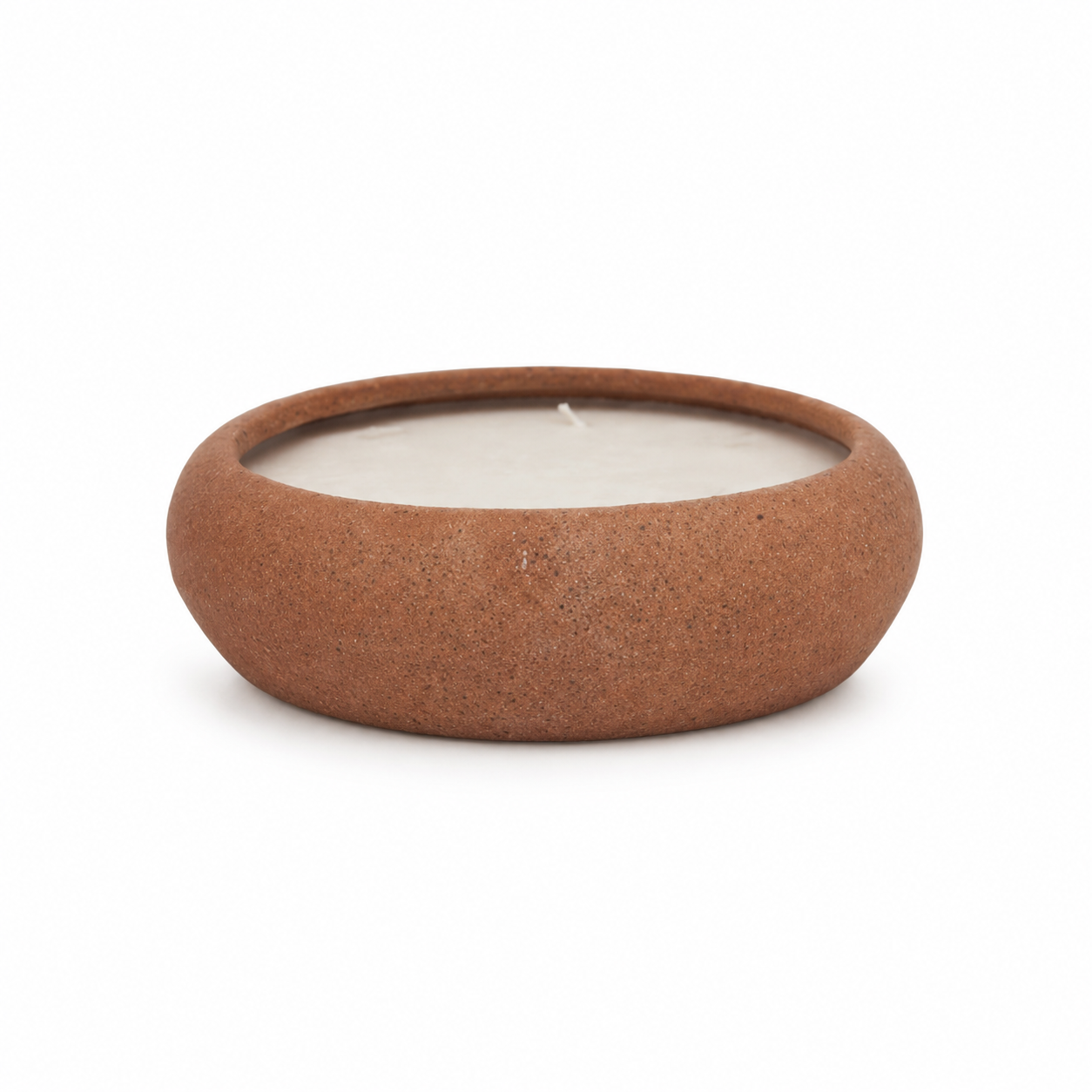 Vela Aromatizada Vanilla em Cerâmica Marrom – Pequena