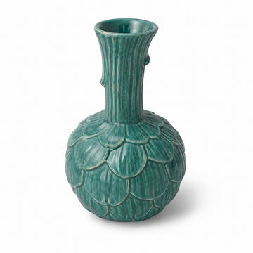 Vaso Decorativo em Cerâmica Azul