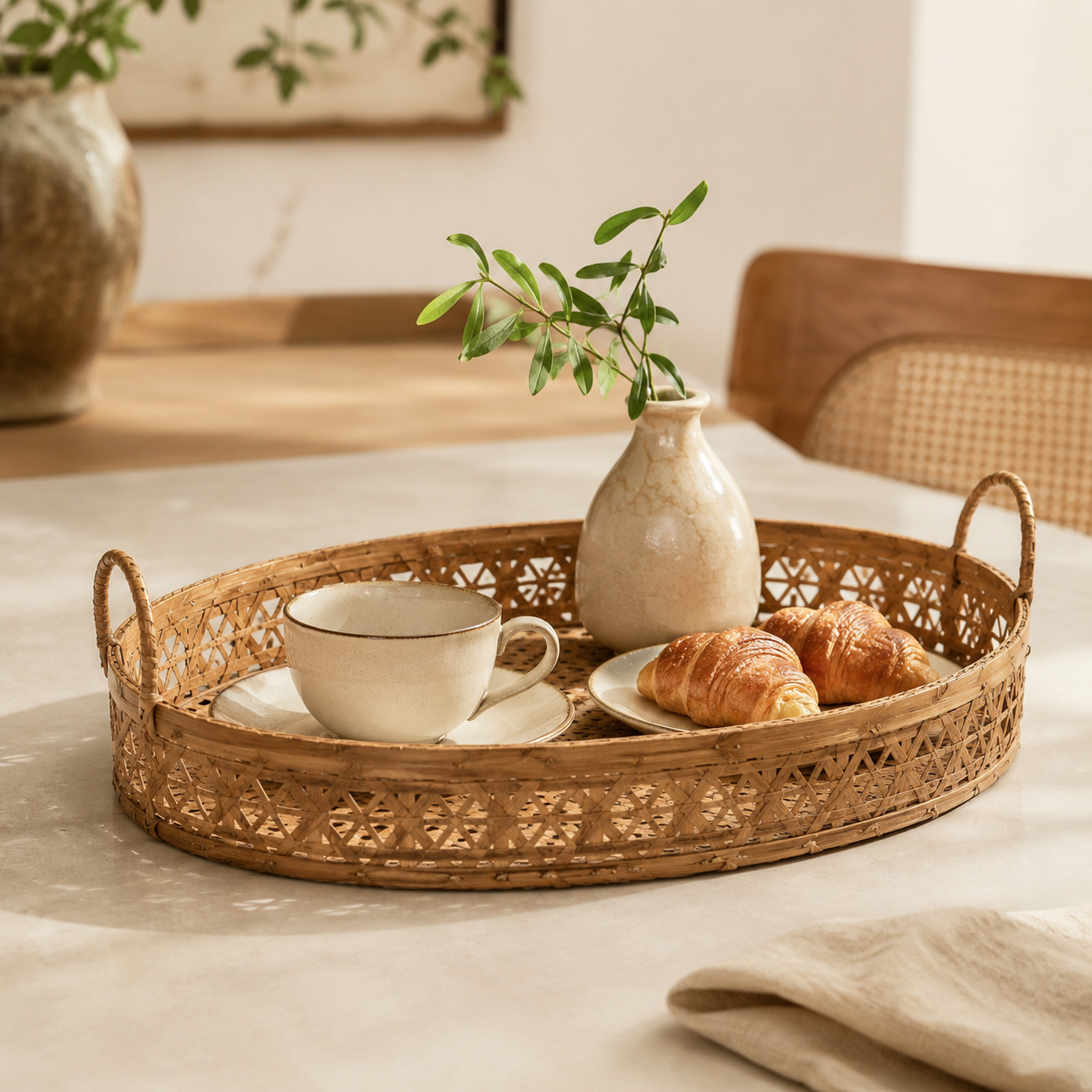 Bandeja de Bambu M