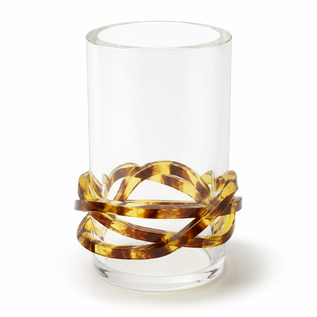 Vaso Color Line Turtle em Acrílico – G