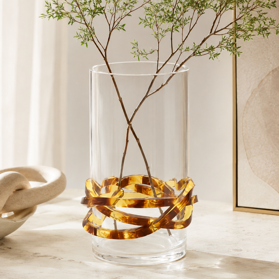 Vaso Color Line Turtle em Acrílico – G