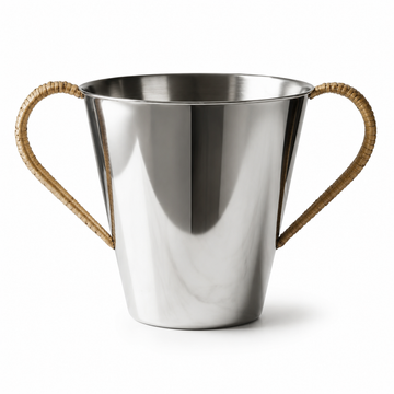 Balde em Inox e Rattan