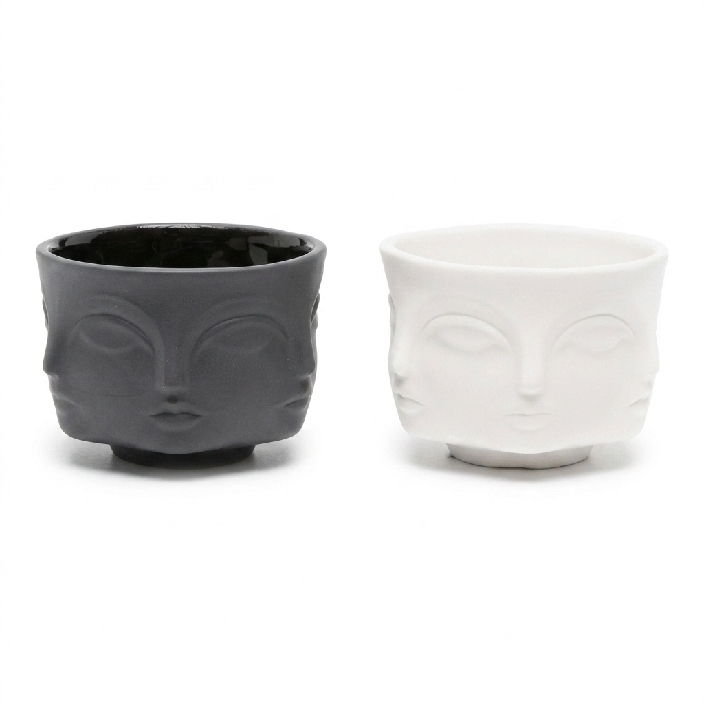 Jogo de Saleiro e Pimenteiro Muse em Porcelana Jonathan Adler