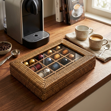Caixa Nespresso Masala em Rattan