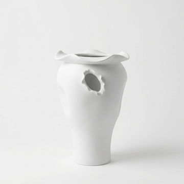 Vaso Atlas Blanc Branco com furo P